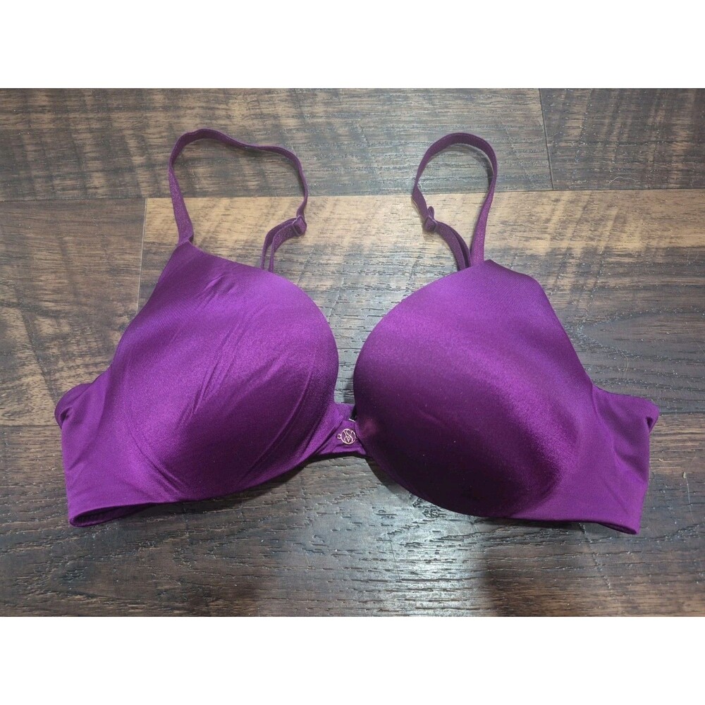 Victorias Secret So Obsessed Pushup Bra Purple So Pretty  34B